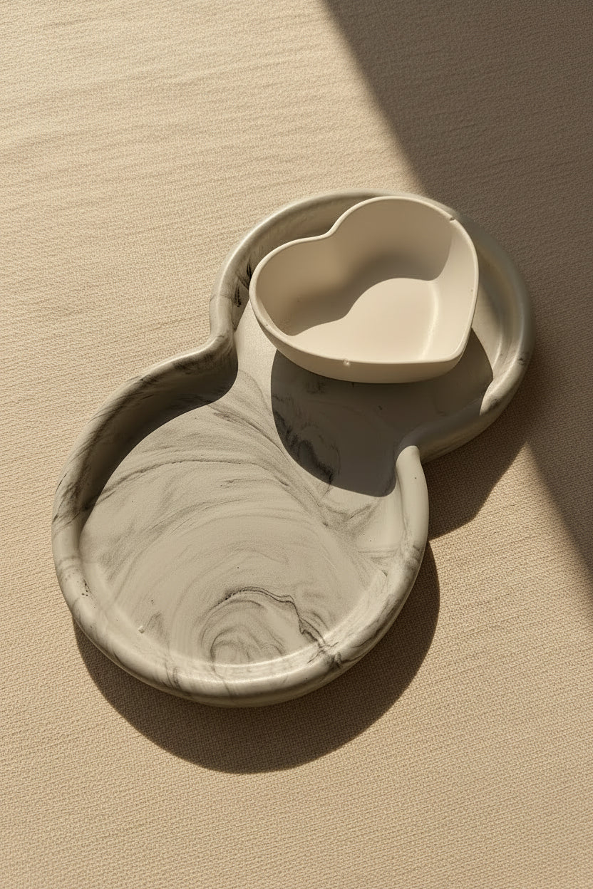 Sélène – Plateau en Jesmonite