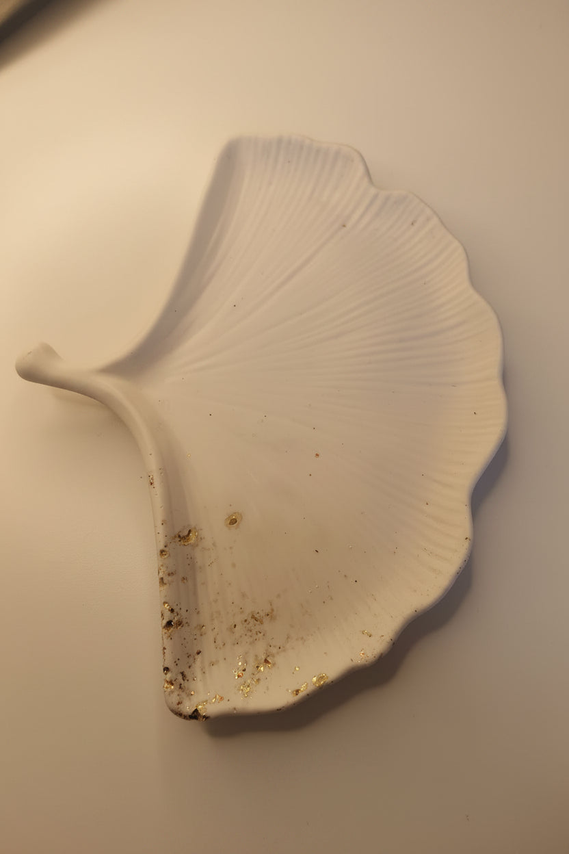 Eden – Coupelle Feuille en Jesmonite