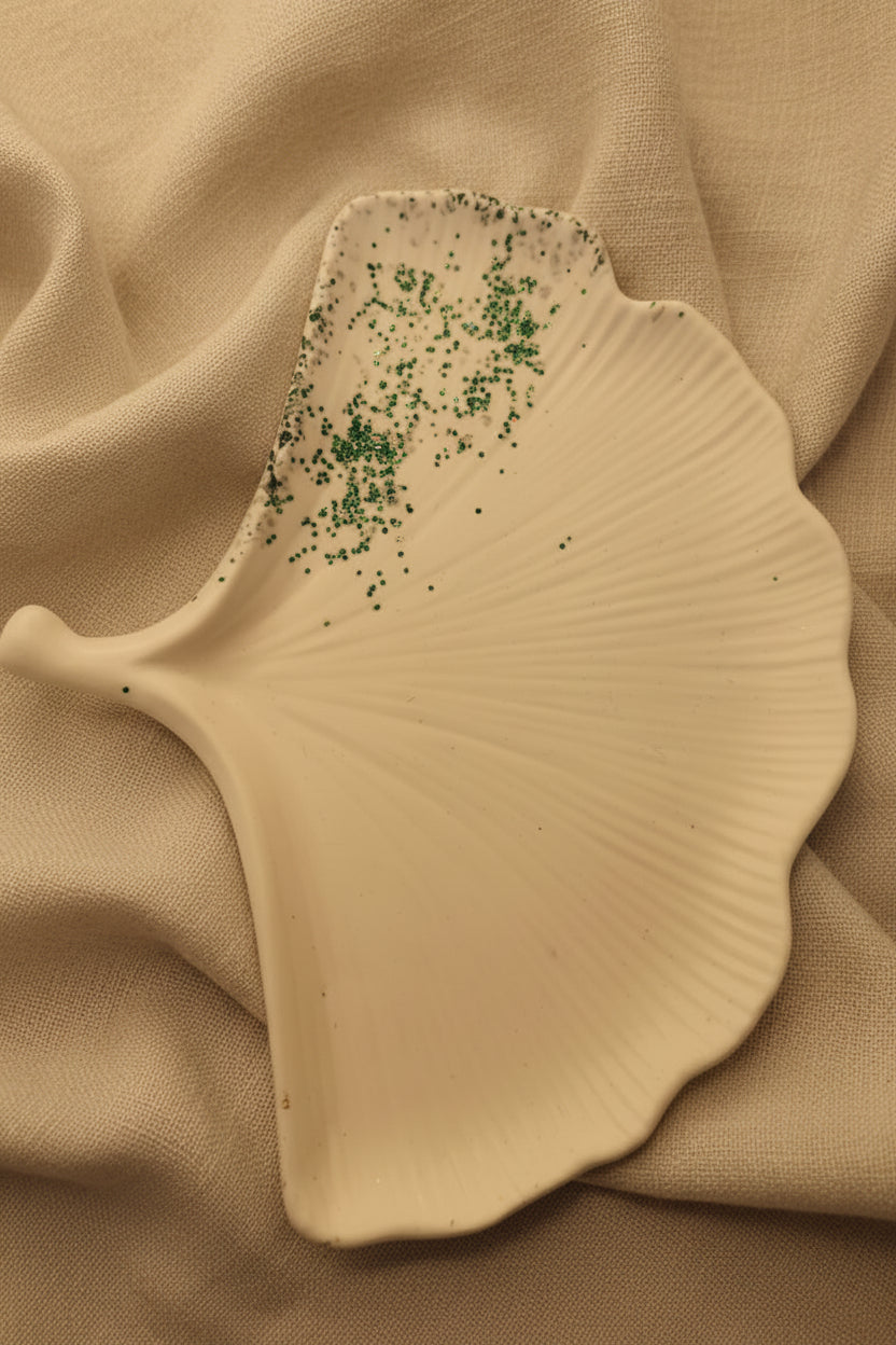 Eden – Coupelle Feuille en Jesmonite