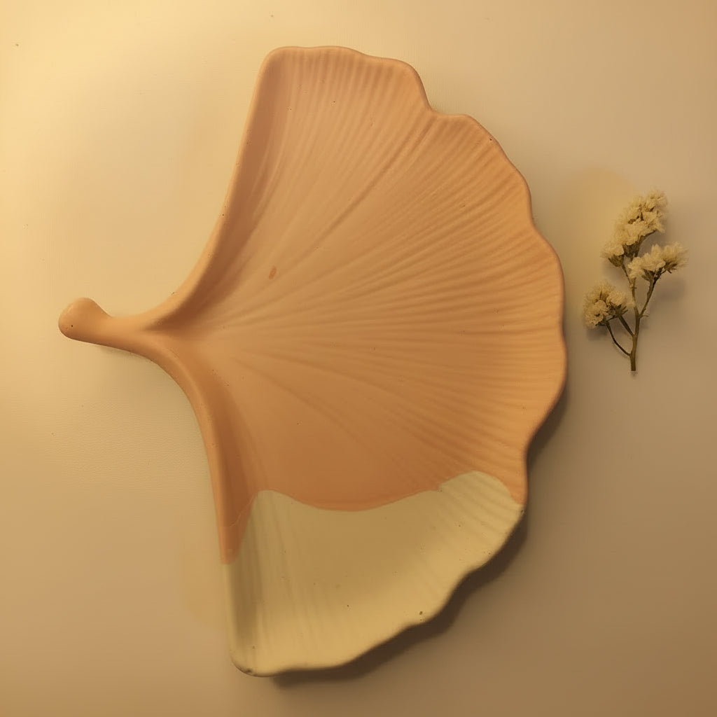 Eden – Coupelle Feuille en Jesmonite
