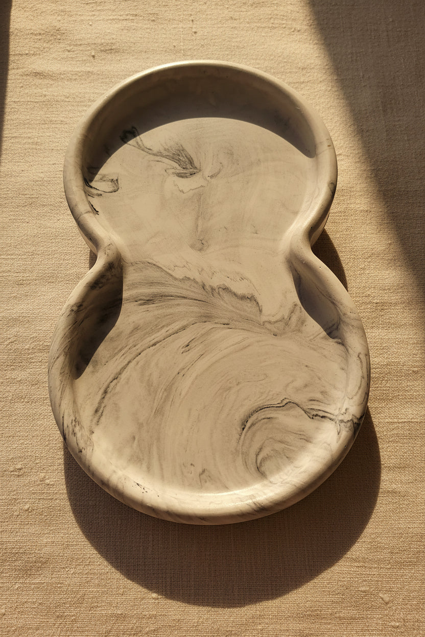 Sélène – Plateau en Jesmonite