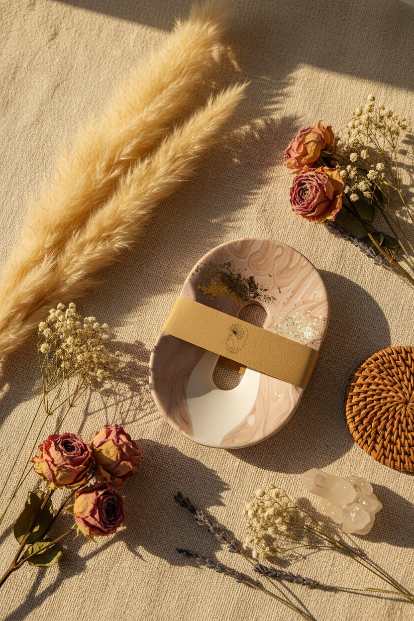 Naya – Porte-Savon Bicolore Beige & Terra Cotta