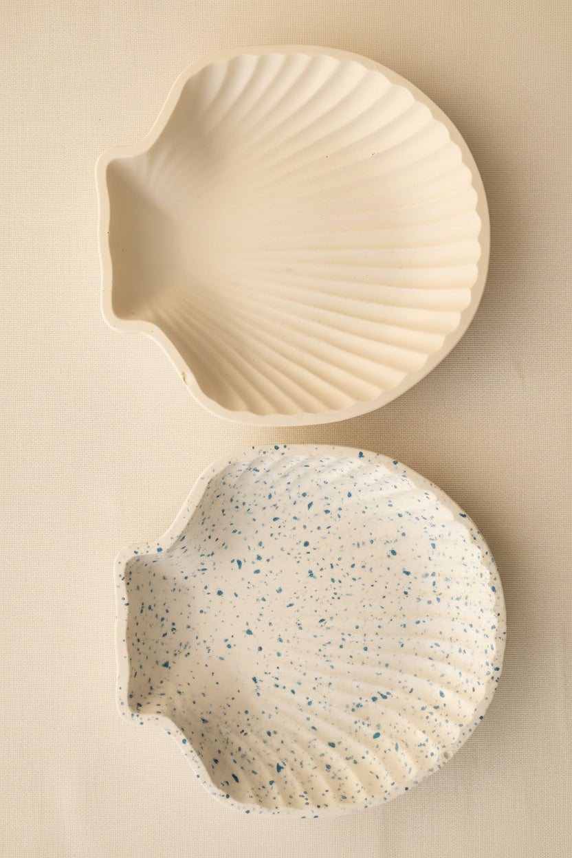 Nacre Cristal – Coupelle Coquillage en Jesmonite