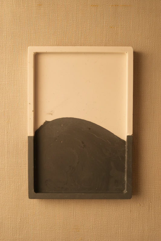 Noctis – Plateau Rectangulaire en Jesmonite