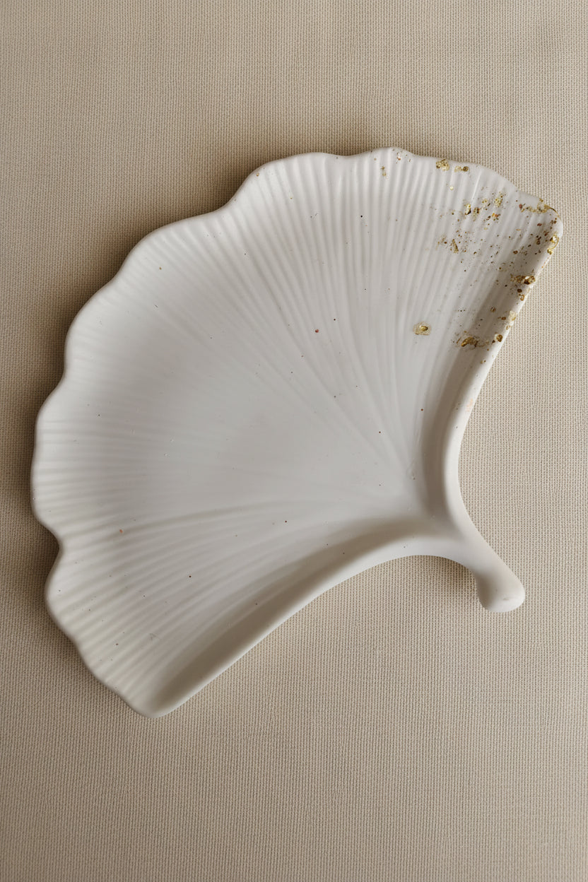 Eden – Coupelle Feuille en Jesmonite